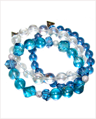 Atlantean Orb Aqua Aura Bracelet